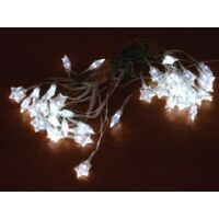Novastarlight LED - 10 m - 40 Sterne - Weiß - transparentes Kabel - 24 V