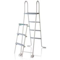 Sicherheit treppe mit plattform fïr erhölter schwimmbad von 120 bis 132 cm von GRE.