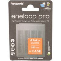 4x eneloop pro Micro Akku BK-4HCDEC4BE Ni-MH 1,2 V / 930mAh