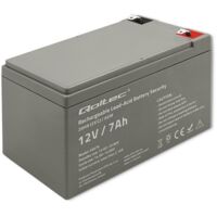 Qoltec 53076 Batterie agm 12v 7 ah max. 105a Sicherheit
