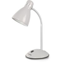 Esperanza schreibtischlampe e27 alkes wei