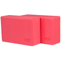 Yoga Block - Set mit 2 Stück - Pink