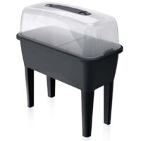 Prosperplast Gewächshaus RESPANA PLANTER SET Anthrazit 77 cm