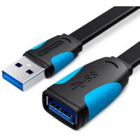 Verlängerungskabel USB 3.0 Stecker auf Buchse 0.5 Meter