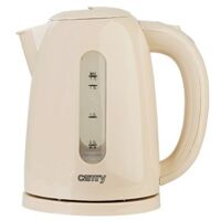 Camry CR1254C Wasserkocher, 2200 W, 1,7 Liter, 0 Dezibel, Elfenbein (Off-White)