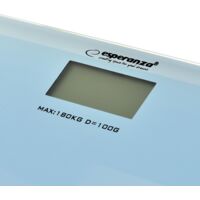 Esperanza EBS002W Aerobic - Badezimmerwaage, Farbe white