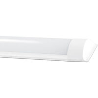 Flacher LED-Bildschirm aus mattiertem Aluminium, 18 W, 60 cm, kalt