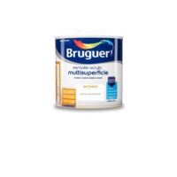 Permanenter weißer seidenmatter Multisurface-Acryllack 0,250 l 5160660 BRUGUER