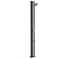 Solardusche 40 l PVC schwarze Farbe mit Fußhahn Gre SSP40