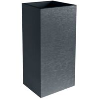 EDA PLASTIQUES TOPF QUADRATISCH GRAPHIT 39,5 X 39,5 X 80 CM 13738 BL. CER SX1