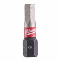 Milwaukee Schrauberbit SHOCKWAVE Hex 5 / 25 mm, Sechskant - 2 Stk.