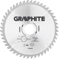 Graphite Kreissägeblatt 55H603 160 mm 48 Hartmetallzähne