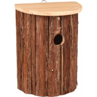 GERSON Vogelnistkasten. 18.5 X 11 X 25 cm. natürliches Holz.