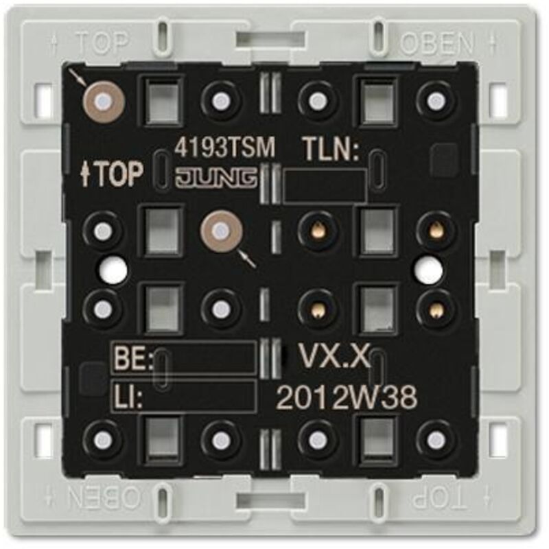 Modulo di controllo Jung 4193 TSM Nero e Grigio