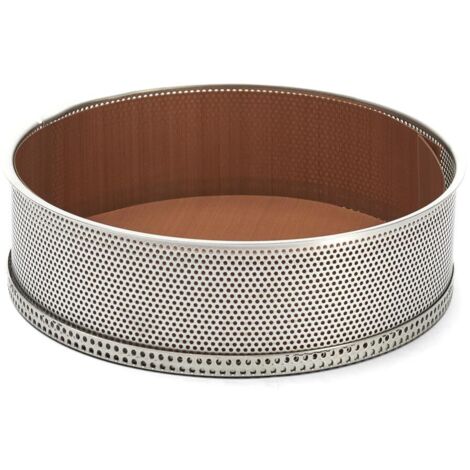 De Buyer Stampo per torta in acciaio inox perforato 24 cm (1/4)