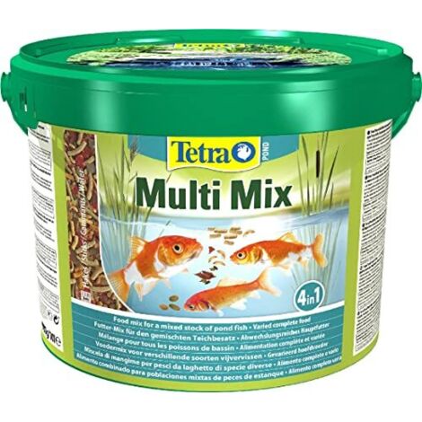 Tetra Pond Multi Mix - Miscela di mangime per Pesci da laghetto di Specie Diverse 10 L