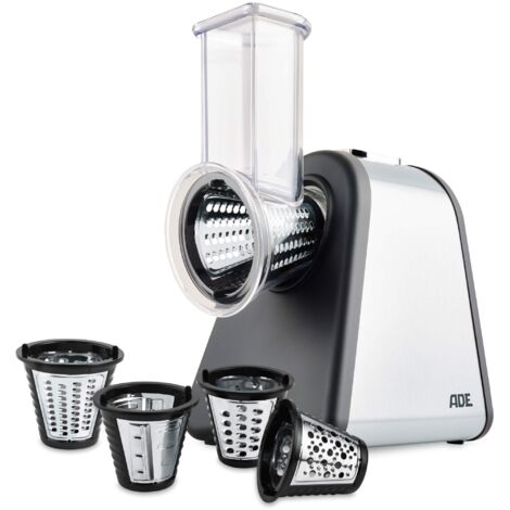 ADE KA 1802 Grattugia elettrica 500 W Nero, acciaio inox (1/4)