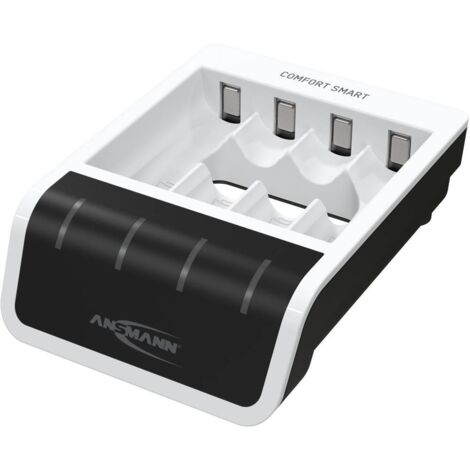 Ansmann Comfort Smart caricabatterie nero e bianco (1/5)