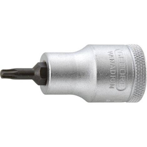 Gedore Punta di avvitamento 1/2" TORX T30 in acciaio vanadio (1/5)