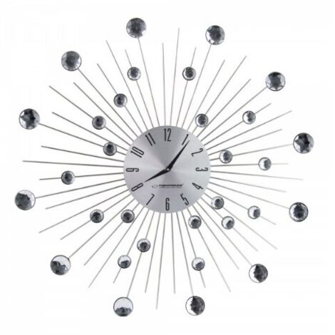 Esperanza ehc002 orologio da parete orologio meccanico da parete rotondo in acciaio inossidabile