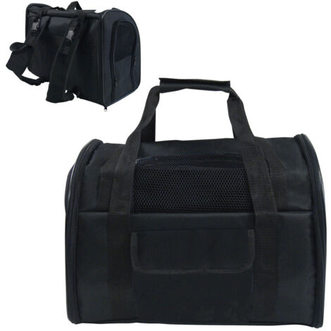 Zaino per Animali Domestici Gloria Kangaroo Nero 41 x 30 x 21 cm