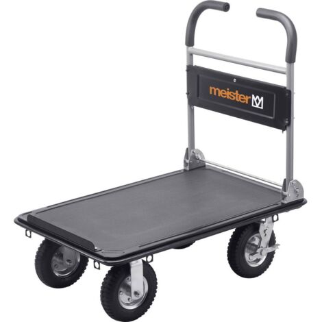 Meister 8985700 Carrello piattaforma pieghevole in acciaio 91x61 cm