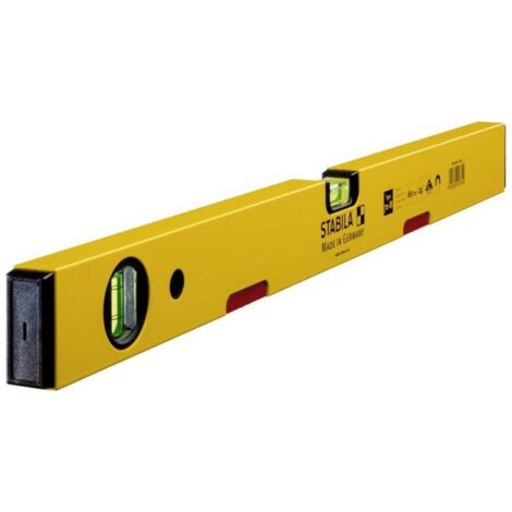 Livella magnetica alluminio per muratore stabila cm 80 n 2 bolle modello 70 m