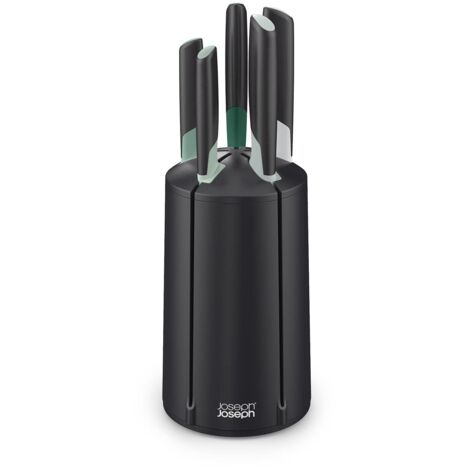 Set de 5 coltelli a giostra Joseph Joseph Elevate Green Coltelli, coltelli ergonomici de acciaio inox dal design funzionale ed elegante in colore verde per la vostra cucina.