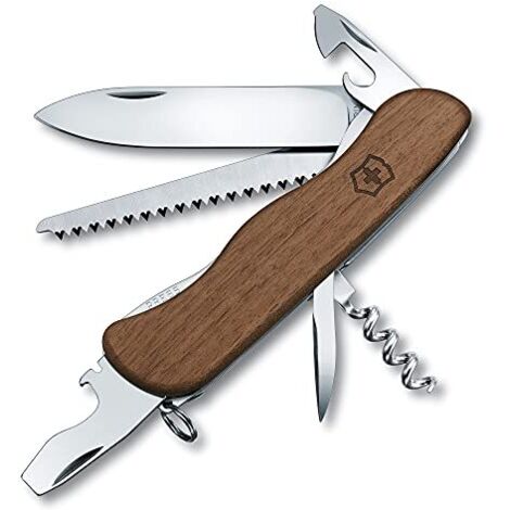 Coltello svizzero medio Victorinox Forester Wood 0.8361.63 con 10 funzioni Include una sega per legno e un sistema di chiusura sicuro (1/4)