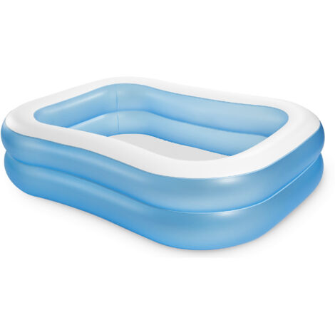 Intex 57180NP Piscina Gonfiabile Familiare Blu 203x152x48 cm (1/7)