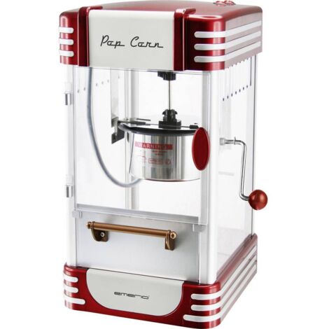 Macchina per popcorn emerio rossa 360 watt 25 x 31 cm (1/5)