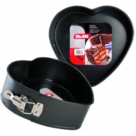ibili Stampo Rimovibile a Cuore Dorato 22 cm (1/4)