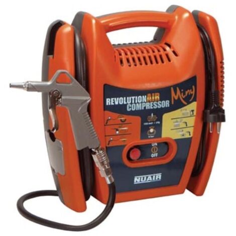 Compressore d'aria portatile Nuair RevolutionAir arancione 1,5 HP (1/2)