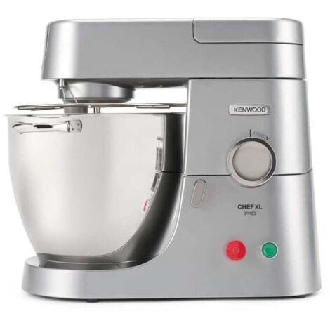 Impastatrice Planetaria Kenwood Chef XL Pro Silver KPL9000S, Capacit� 6,7 L in Acciaio Inox, Potenza 1700 W, Robot da Cucina Professionale in Argento