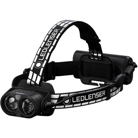 Ledlenser H19R Signature Premium Torcia frontale LED, ricaricabile, con luce rossa, impermeabile IP67, 4000 lumen, telecomando Bluetooth, portata luminosa 330m, cavo di ricaricamagnetico USB