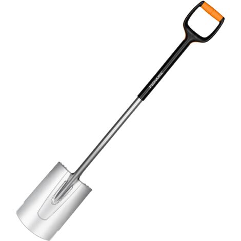 Spade Bordo Destro Di L Con Testa / Collo Acciaio - Fiskars 131481 Xact