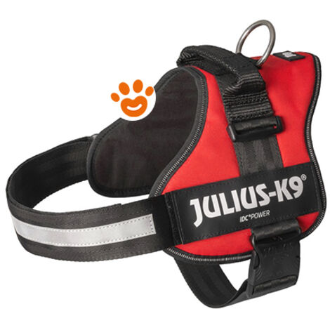 Trixie Power Julius-K9 Pettorina per cani rossa