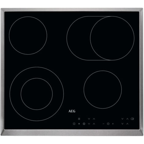 Piastra a Induzione AEG Serie 3000 HK634060XB, 4 Zone, Nero, 60 cm, Piastra Vitroceramica Integrata