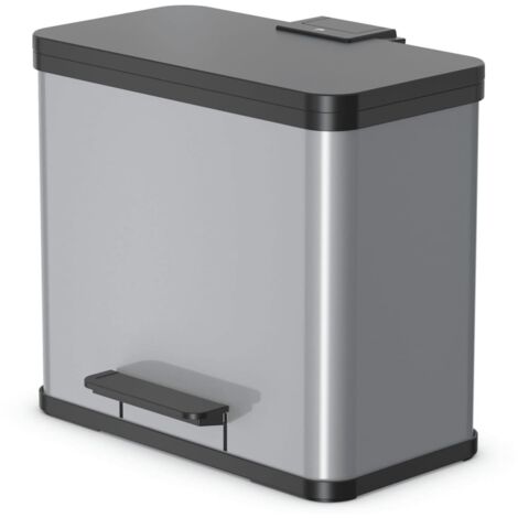 Hailo Pattumiera a pedale Öko trio Plus L capacità 3 x 9 l (1/5)