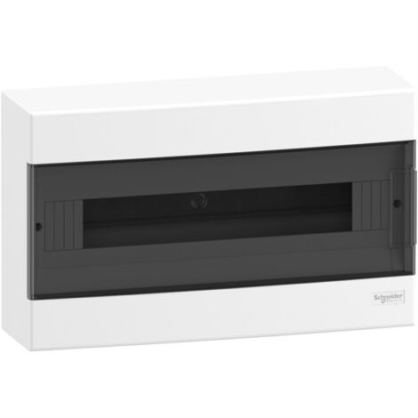 Quadro di distribuzione da parete, Easy9 EU IP40 EZ9EU-1-18-NT-T porta trasparente 1 fila 18 moduli/fila