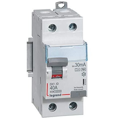 Legrand DX3-ID Interruttore differenziale bianco 40A 30mA