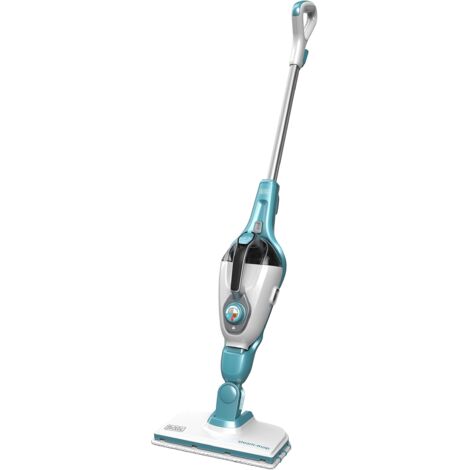 Black & Decker FSMH1321J Pulitore a Vapore Scopa Bianco Blu (1/5)