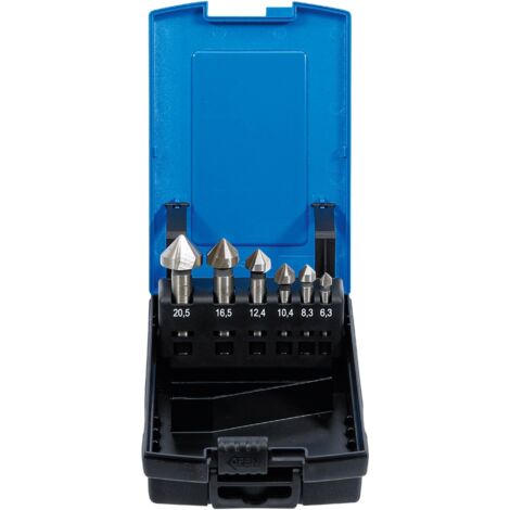 Set punte fresatura bgs acciaio hss misure varie (1/4)