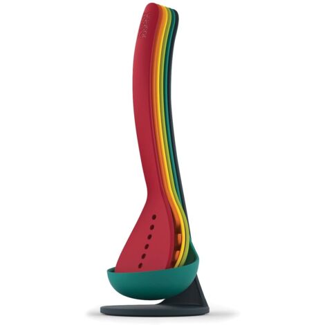 Set di utensili multicolore JosephJoseph Joseph Nest Plus, design innovativo e funzionale, ideale per la cucina moderna, robusto e compatto, salvaspazio Colore vivace (1/5)