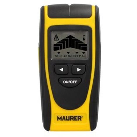 MAURER Rivelatore di materiale da parete de. Multifunzionale Trova metalli, legno, cavi, tubi. Display LCD.