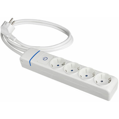 Ciabatta elettrica 4 prese con interruttore Solera 8014pil 250 V 16 A (1,5 m