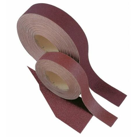 Rotolo di tela abrasiva super flessibile INTERFLEX, ossido di alluminio, 50x25 cm (grana 120) (1/2)