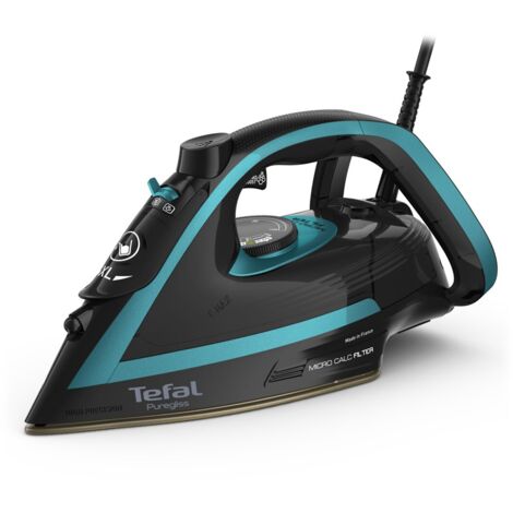 Ferro da stiro Tefal Puregliss FV8066E0 a secco e a vapore 3000W Nero/blu (1/5)
