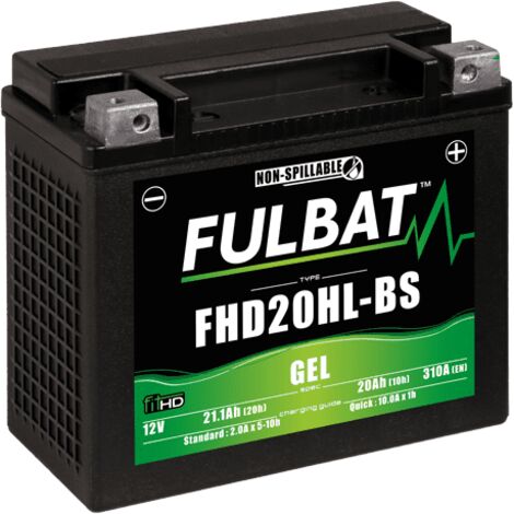 Batteria moto Gel ETX20L / FHD20HL-BS 12V 20Ah