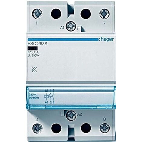 Contactor, 40A, 3NA+1NC, 230V (1/3)